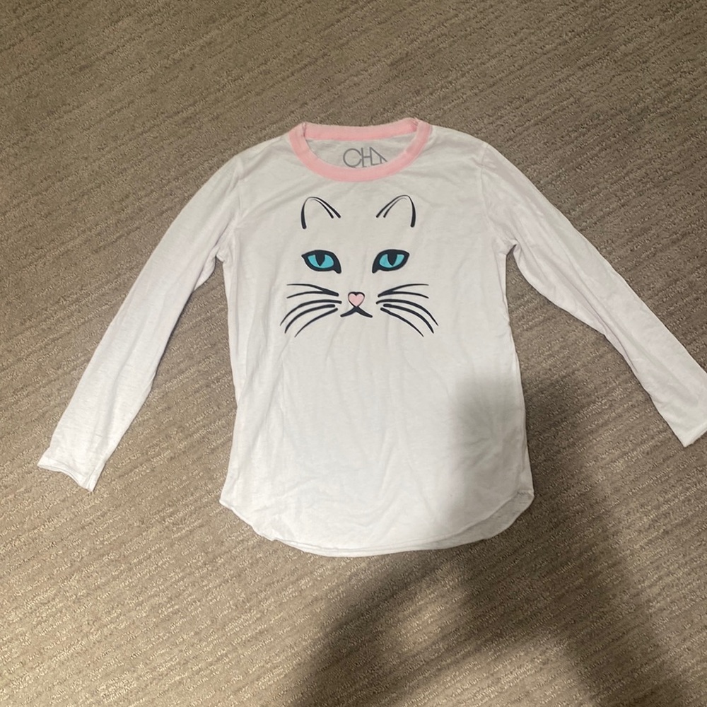 Chasor Long Sleeve cat tee